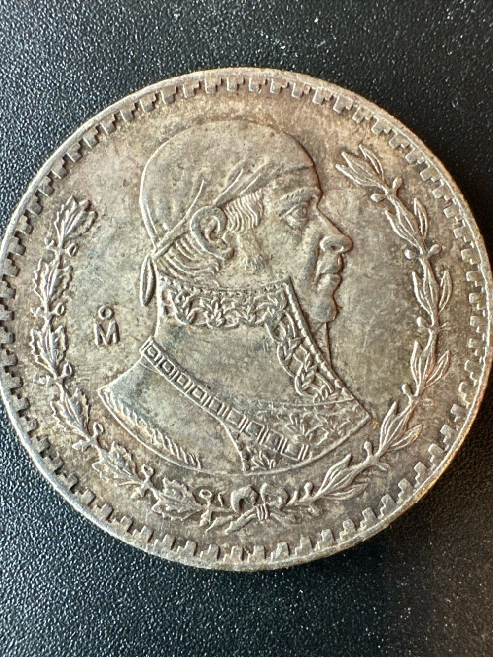 1965 Large Mexican Partly Silver Peso - Estados Unidos Mexicanos - Jose Morelos!